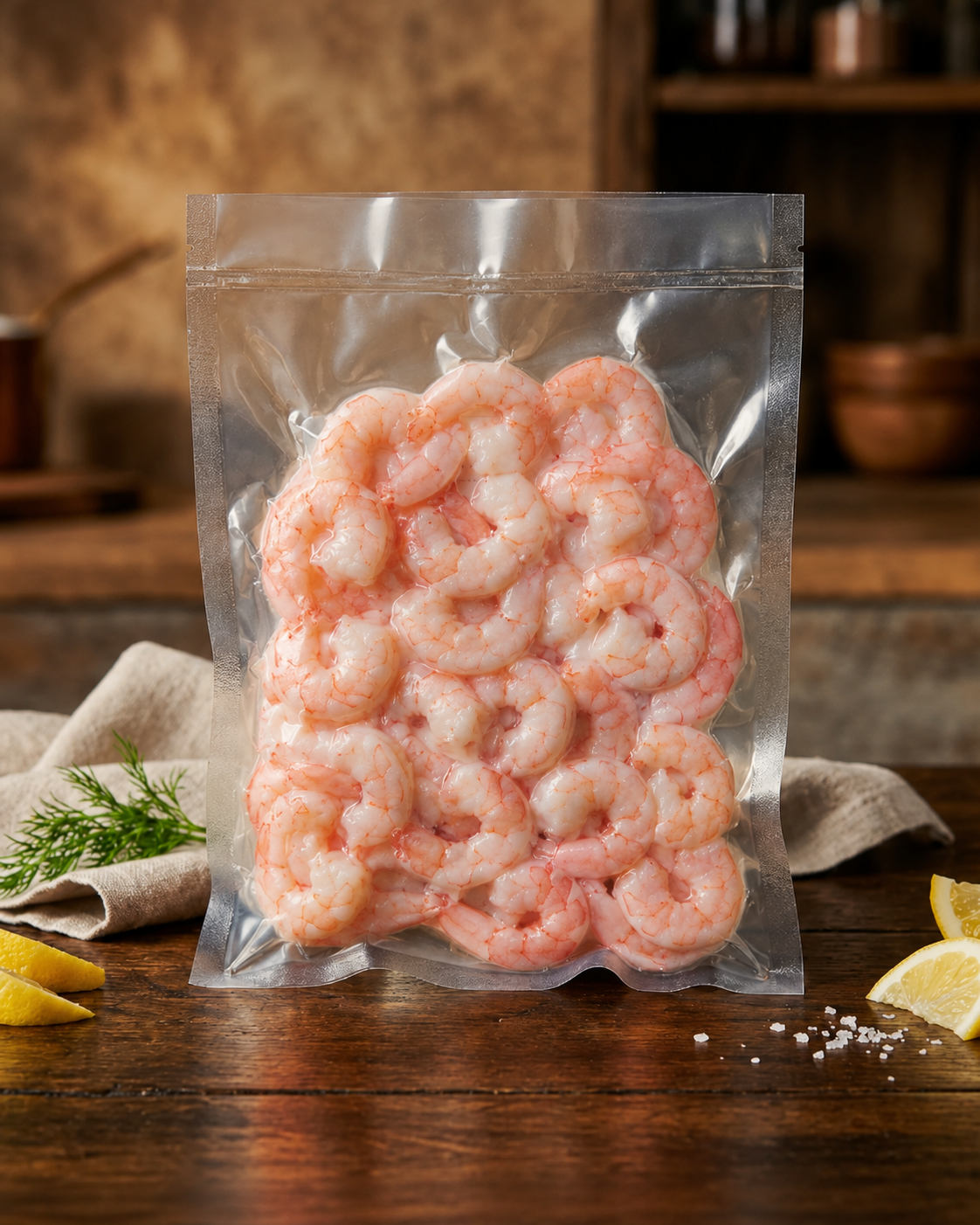 Frozen Cooked Canadian Shrimp